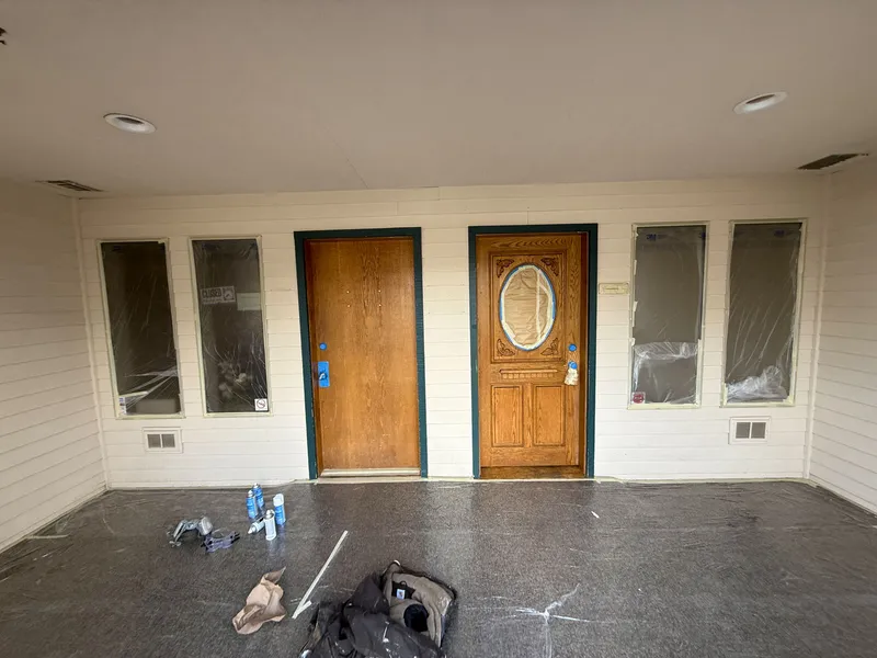 Before — residential painting transformation North Corvallis